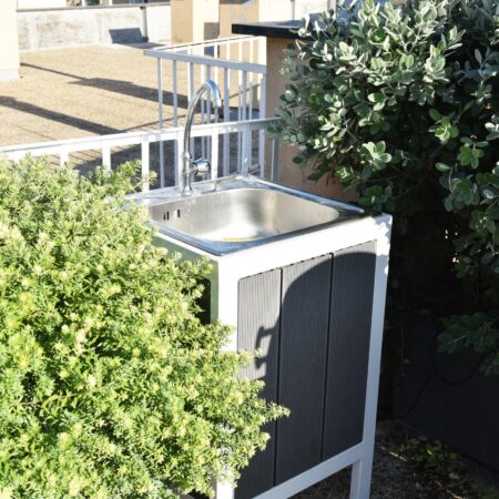 terrazzo con gazebo